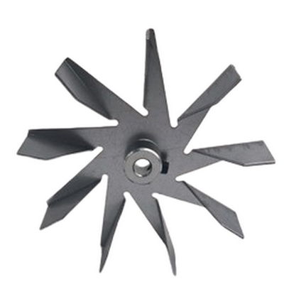 114mm قطر مدفع الموقد 9 شفرات صفيحة معدنية للفرن باليت