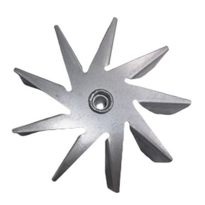 114mm قطر مدفع الموقد 9 شفرات صفيحة معدنية للفرن باليت